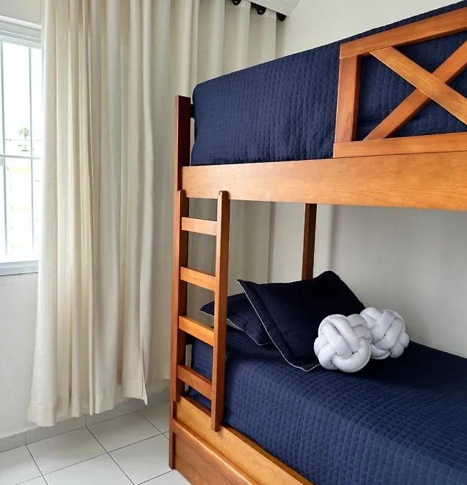 Melhor vista do Guarujá (Apartamento pé na areia)-1